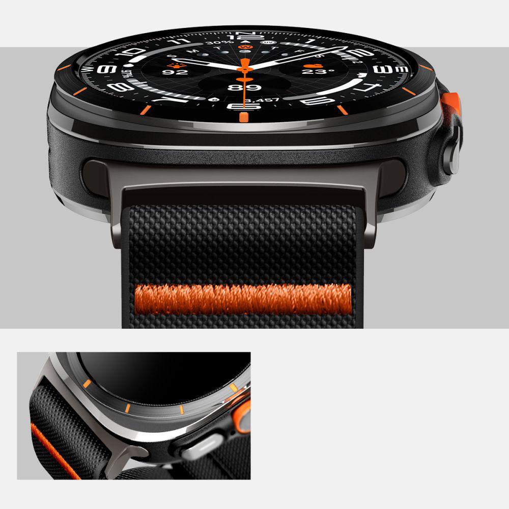 Pasek Spigen Lite Fit do Galaxy Watch Ultra (47 mm), czarny